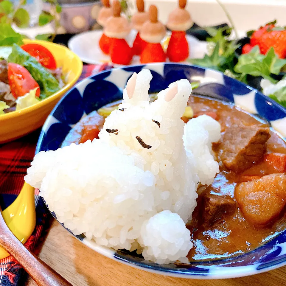 ムーミンカレー🍛🥄|せいこさん