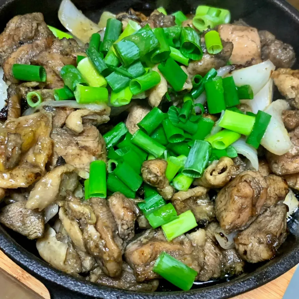 炭火焼き地鶏の炒め物😋|HALさん