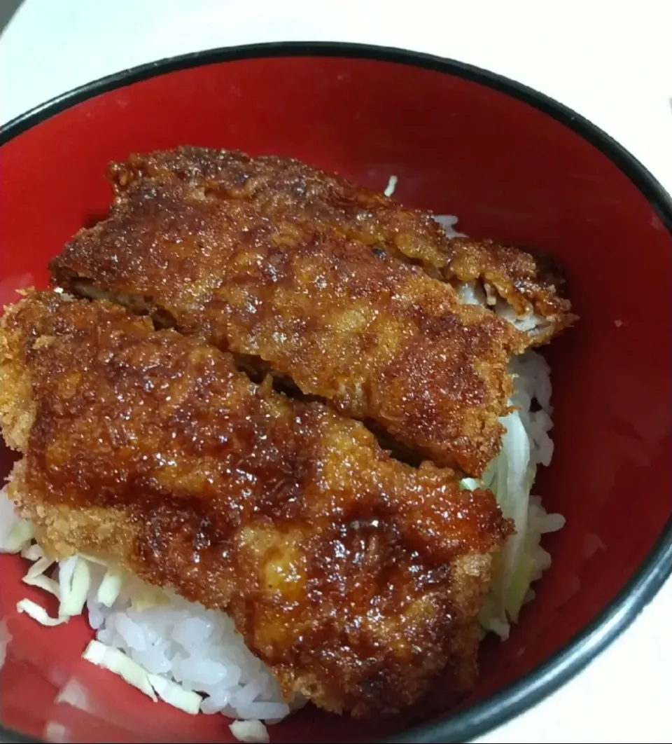 ☆今日の晩ごはん☆　ソースカツ丼|hamamaさん