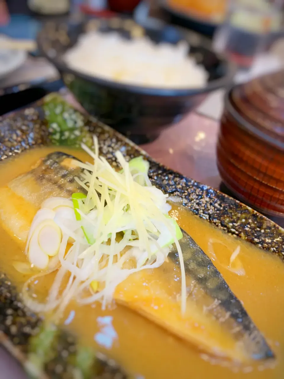 ゴルフ飯　サバ味噌煮定食|寺尾真次さん