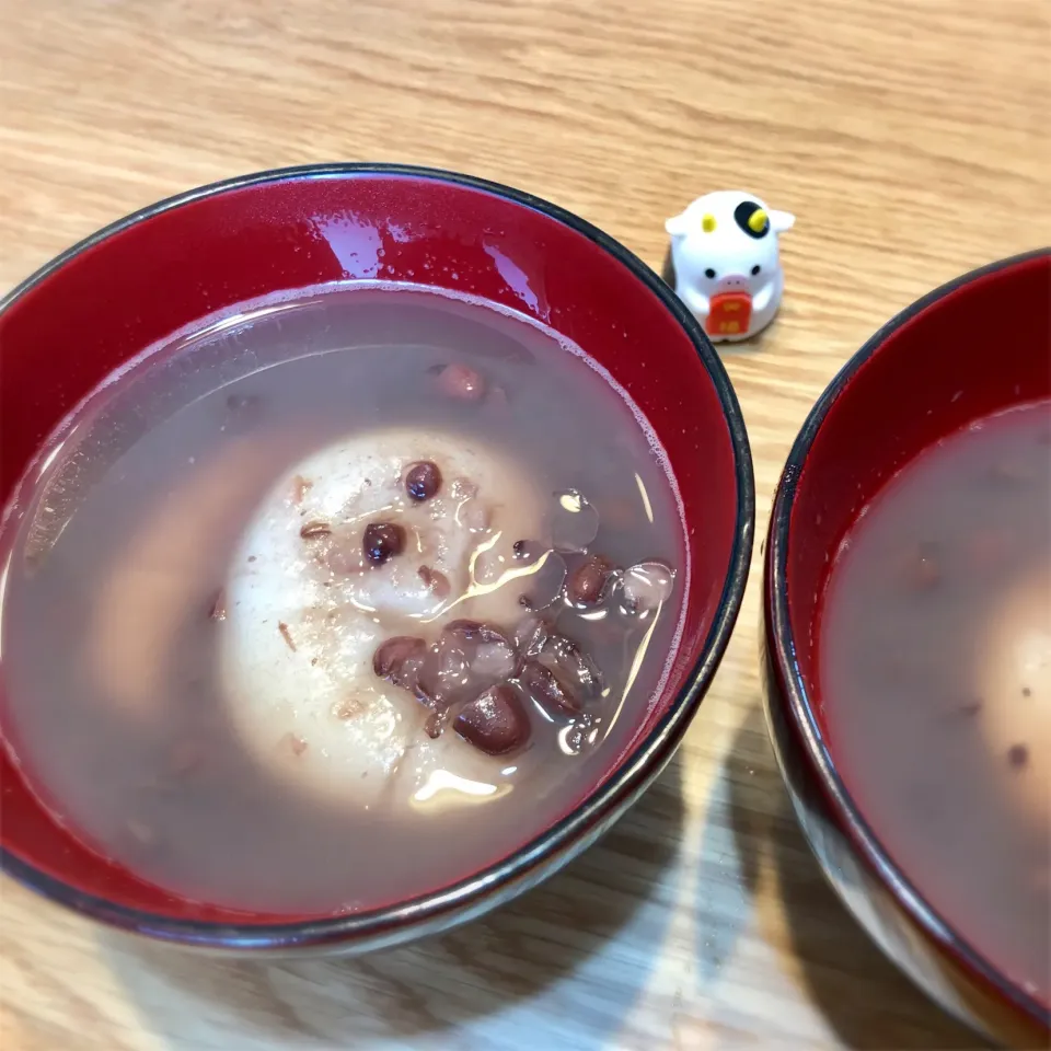 Snapdishの料理写真:ぜんざいで鏡開き|じゅんさんさん