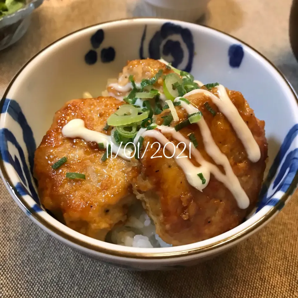 蓮根つくね丼|友さん