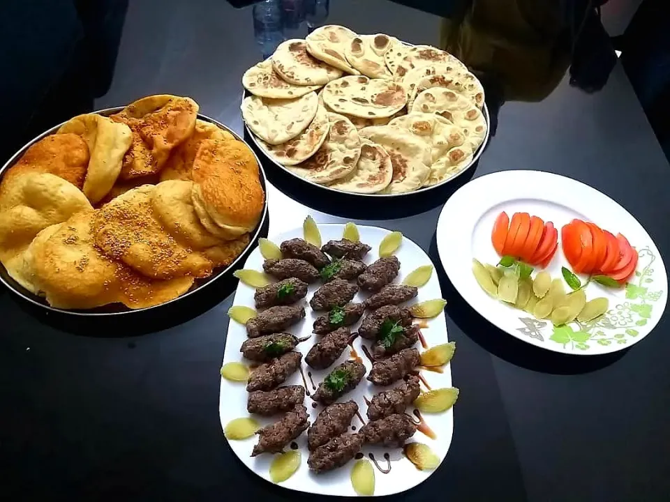 kafta with homemade bread 😍|wafaa91さん