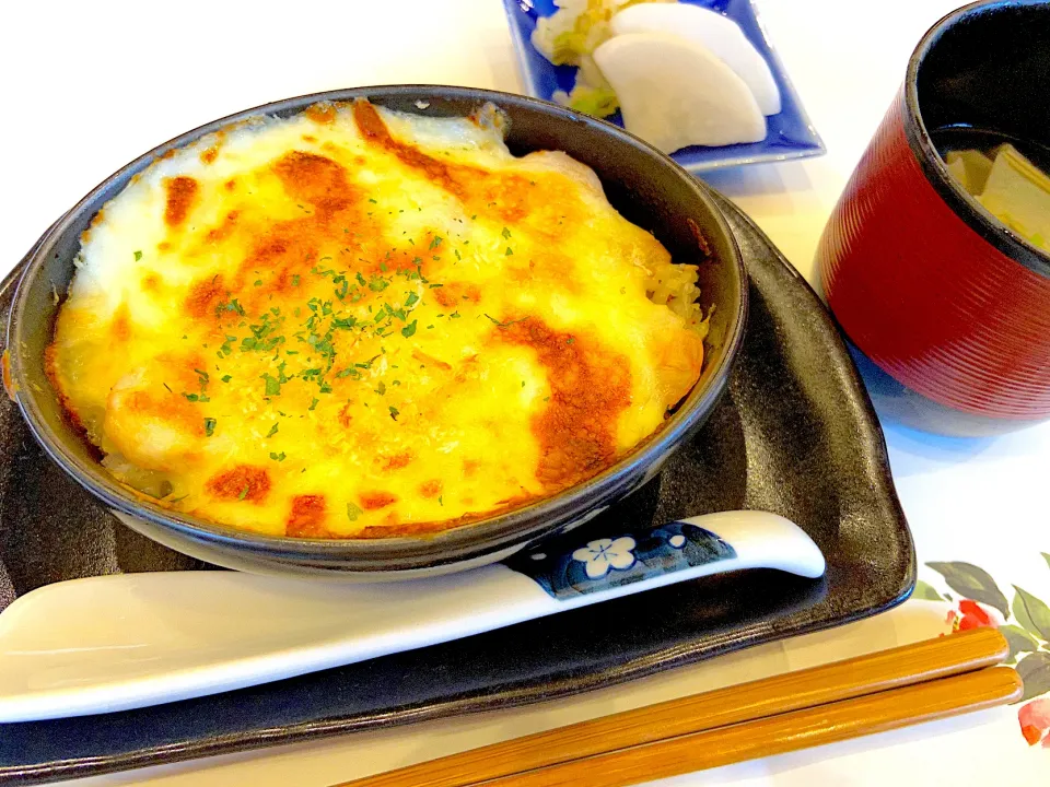 ドリア 湯葉吸物 梅の花❤|ナナさん