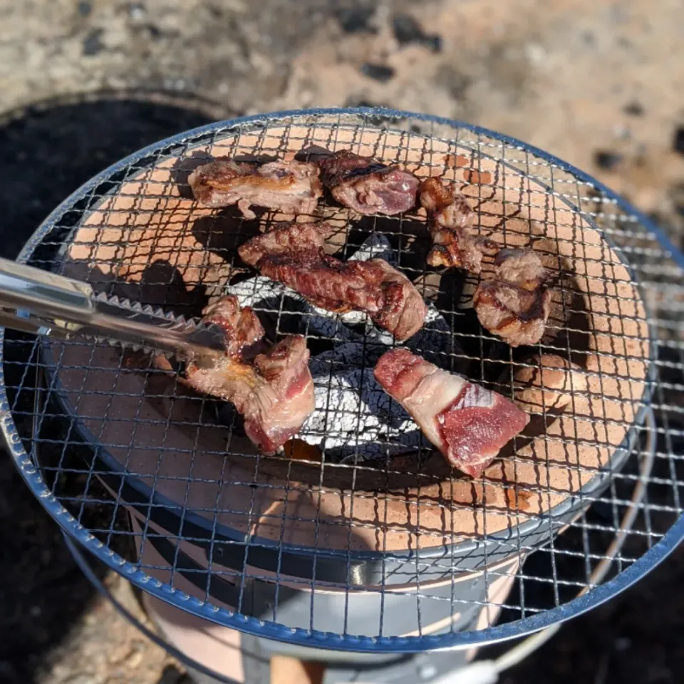 七輪で炭火焼き肉|ぼんさん