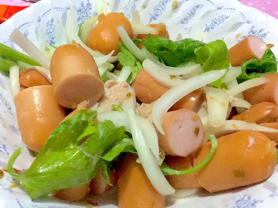 Sausage Salad|Kararak & Foodsさん