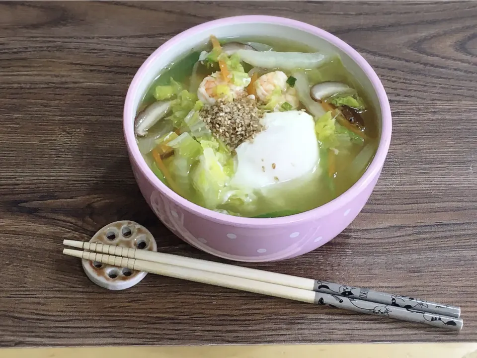 サッポロ一番塩ラーメン～ランチ|チムニーさん