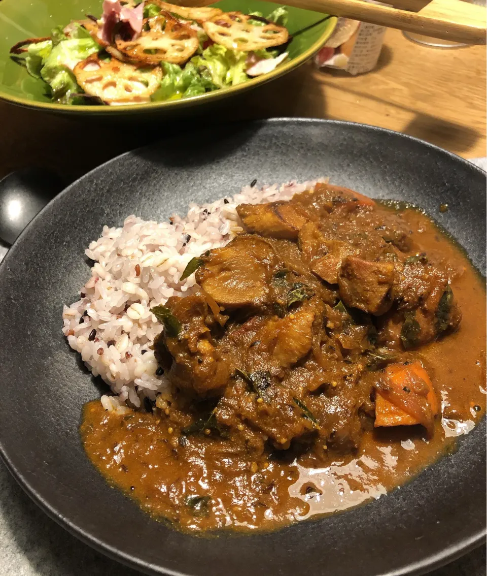 ジンジャースパイスカレー🍛|けんちんさん