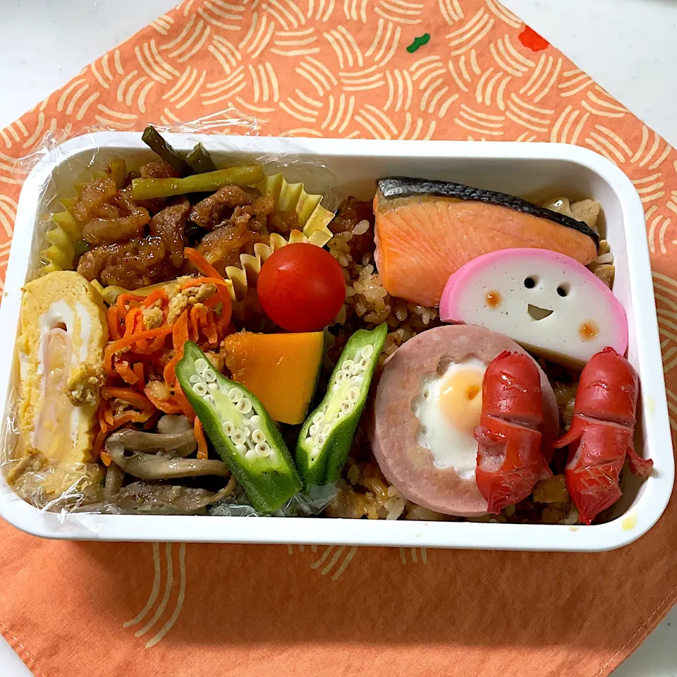 Snapdishの料理写真:2021年1月13日　オレ弁当♪|クッキングおやぢさん