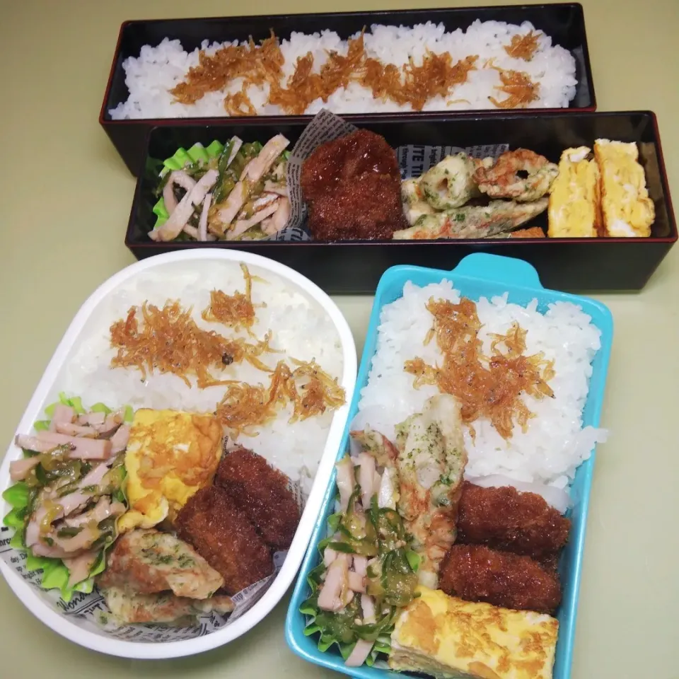 1/13 家族弁当|けろよんさん