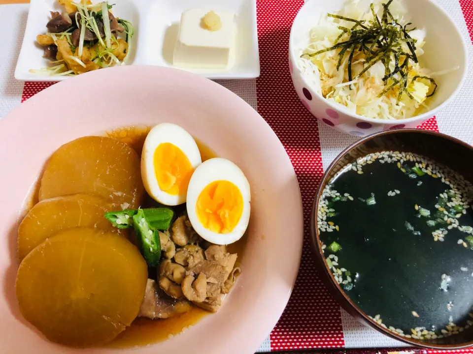 【THE✨茶色飯】大根と鶏肉の煮物|飛鳥さん