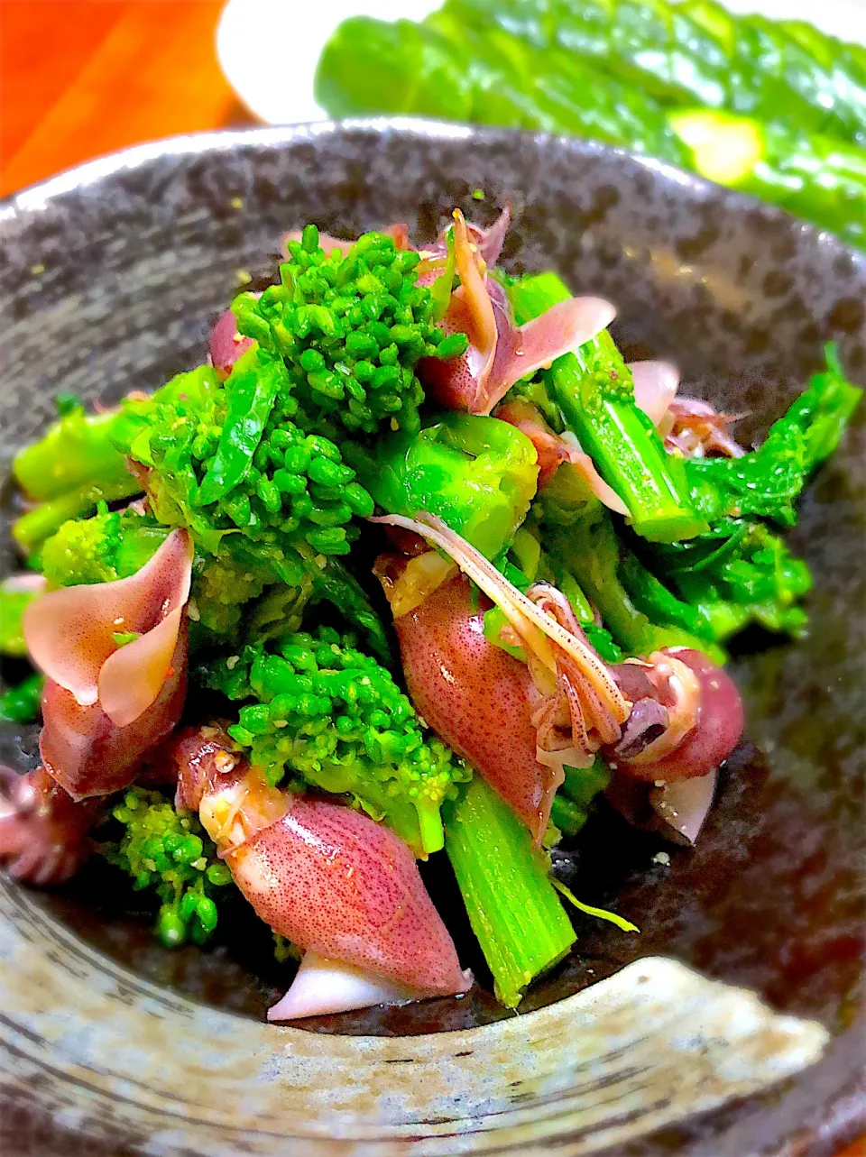 春を先取り❣️菜の花とホタルイカの山葵醬油和え|みゆきさん