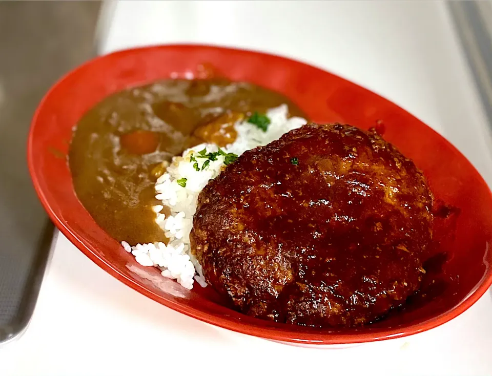 ハンバーグとカレー|かっちゃん杉さん