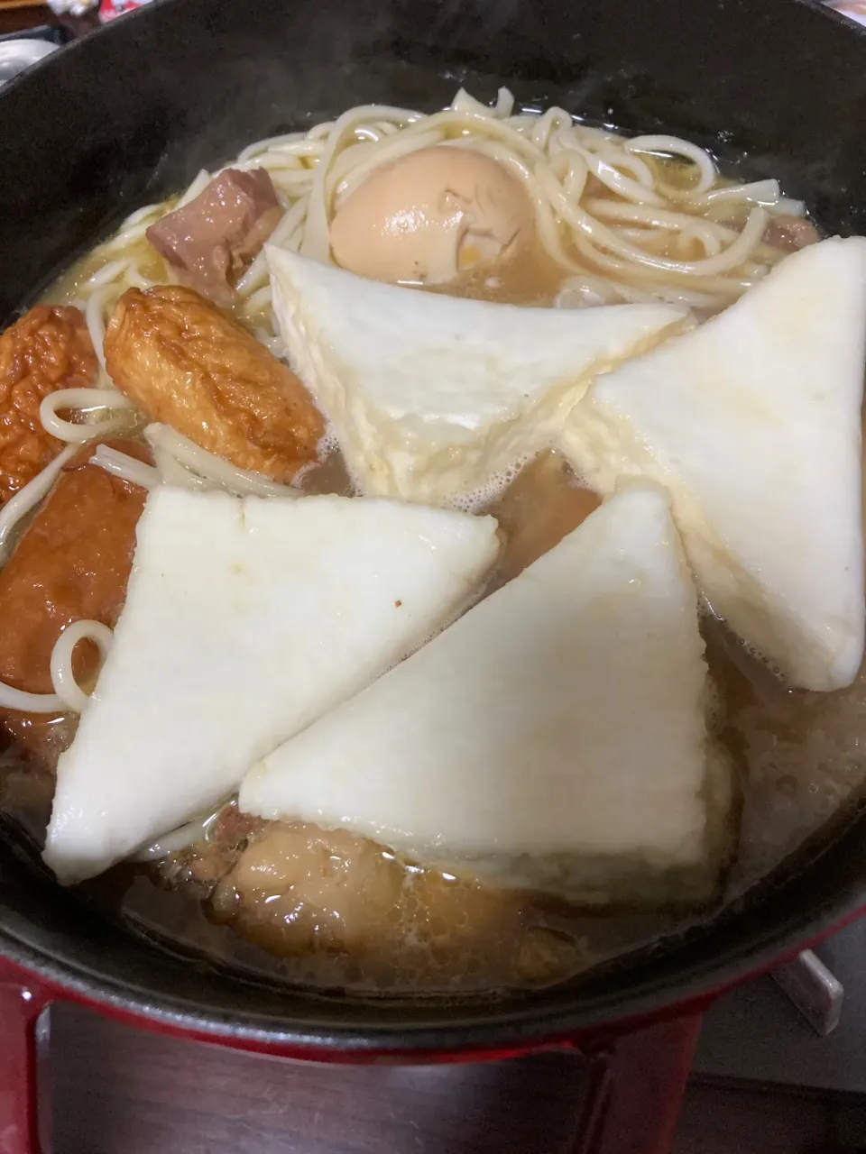 1月13日晩ご飯。3日目おでんにうどん足し🍢|あやさん