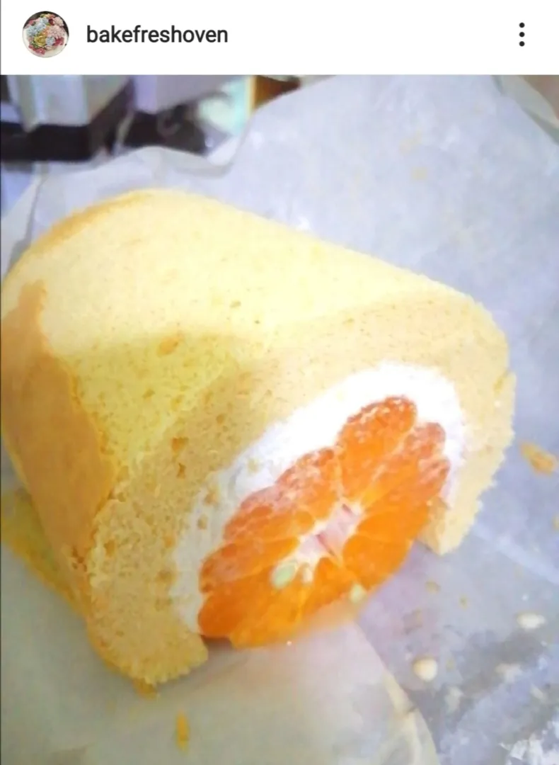 Orange​ Roll​ cake​
Fb​ Bake.fresh.oven
IG​ Bakefreshoven​|Bake.fresh.oven​さん