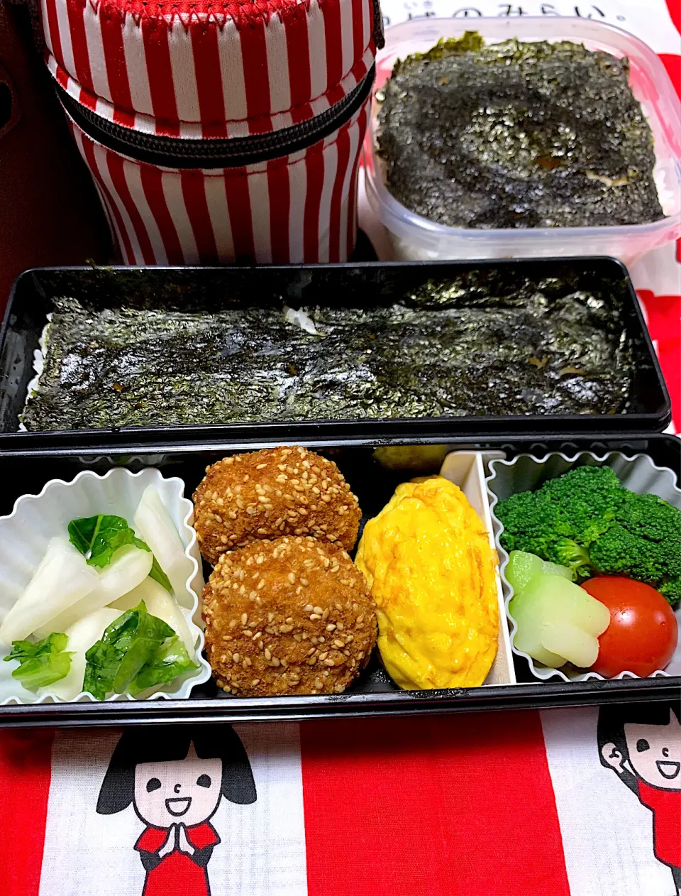 Snapdishの料理写真:父娘弁当1/14|iguigupopさん