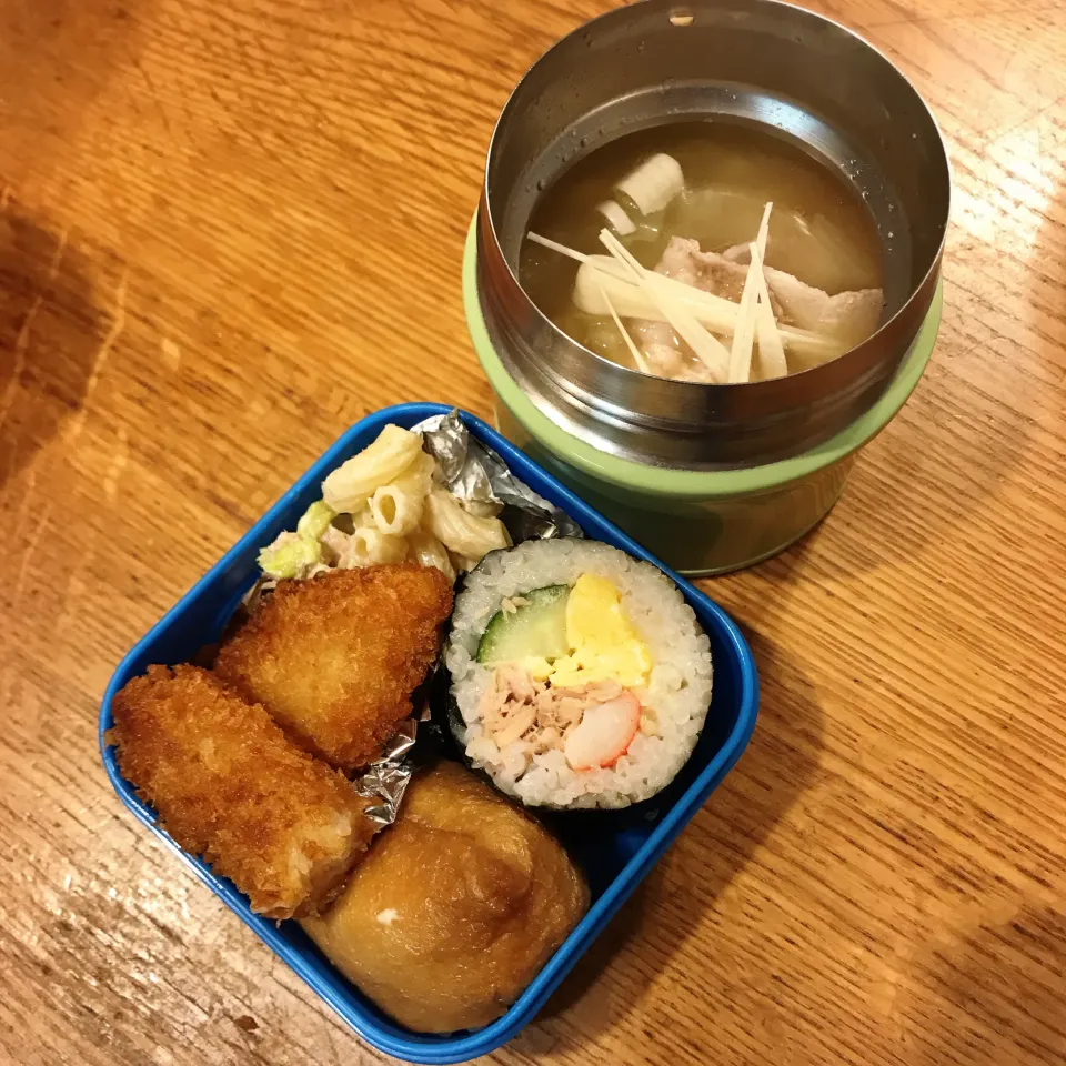 Snapdishの料理写真:長男弁当1月14日|hatabowwyomeさん