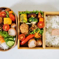 Snapdishの料理写真:姉と息子弁当。|シュシュボンさん