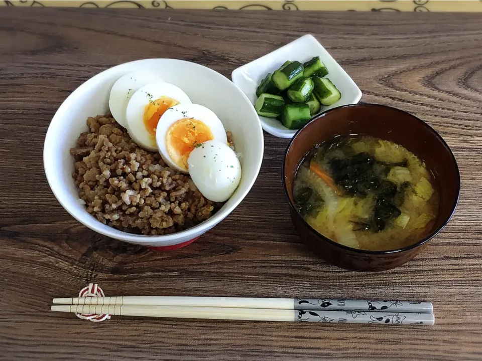 そぼろご飯～お昼|チムニーさん