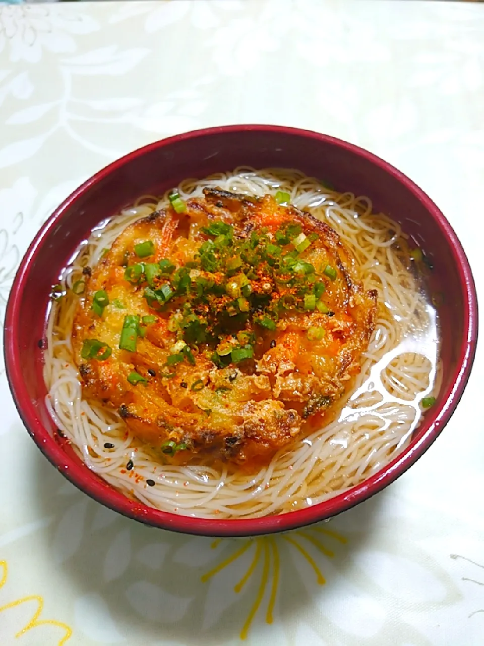 簡単ににゅうめん
で済まそうと思ったら、
夫に取られました😭|🍒ふみりん🍒さん