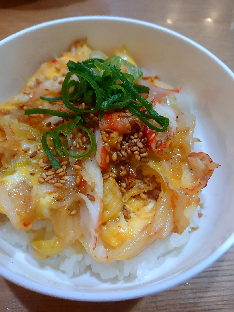 ほぼカニで天津丼😋|みぽりん♪さん