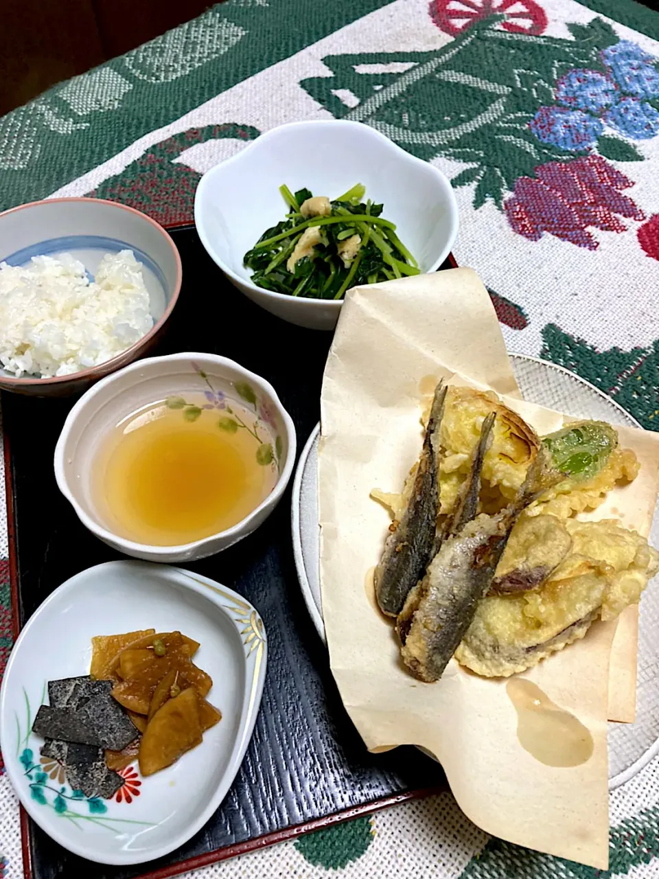 grandmaの晩ごはん☆鯵の天ぷら|kaoriさん