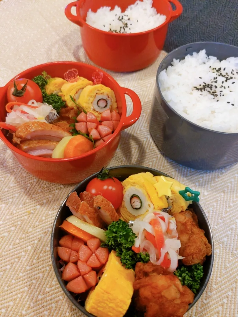 今日の弁当。
メインは唐揚げ★ボリュームたっぷりです。|yuriさん