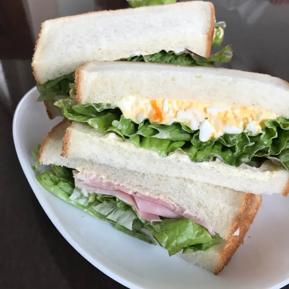 サンドイッチ🥪ハムとたまご|純さん