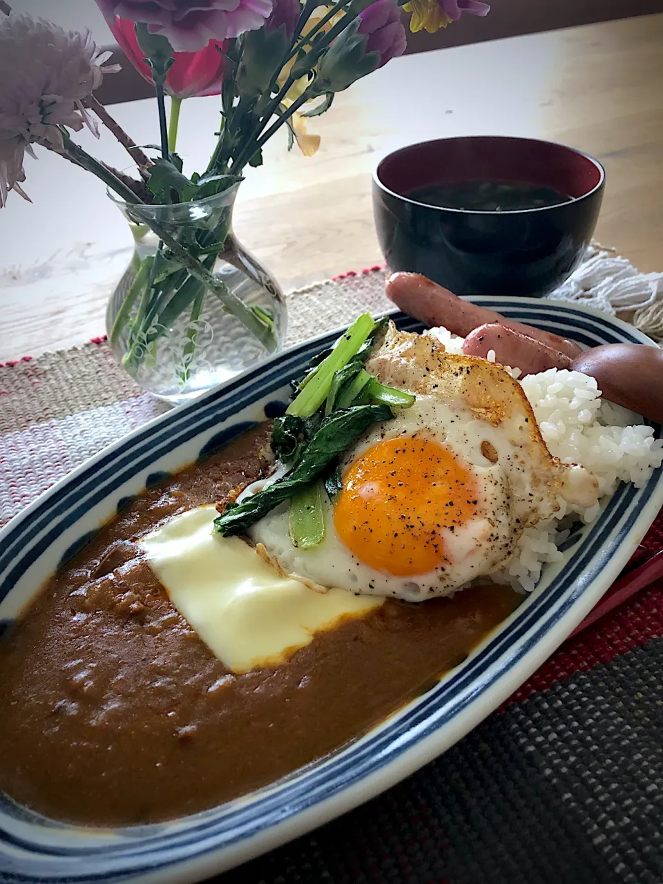 Snapdishの料理写真:レトルトカレーで簡単ランチプレート😊|Tina Tomoko😋さん