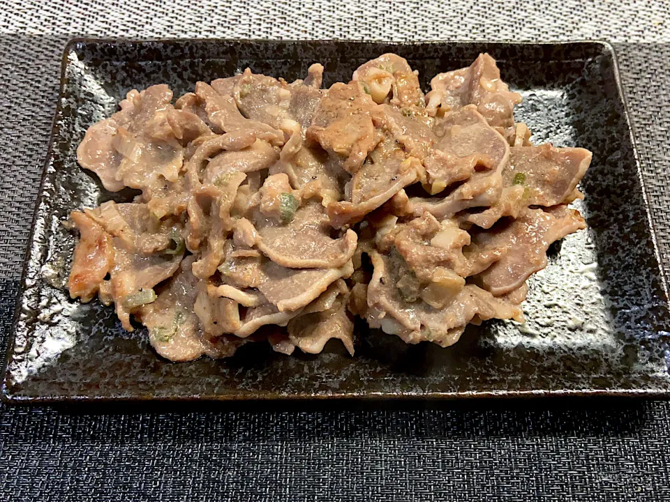 豚タンねぎ塩焼き|ママちんさん