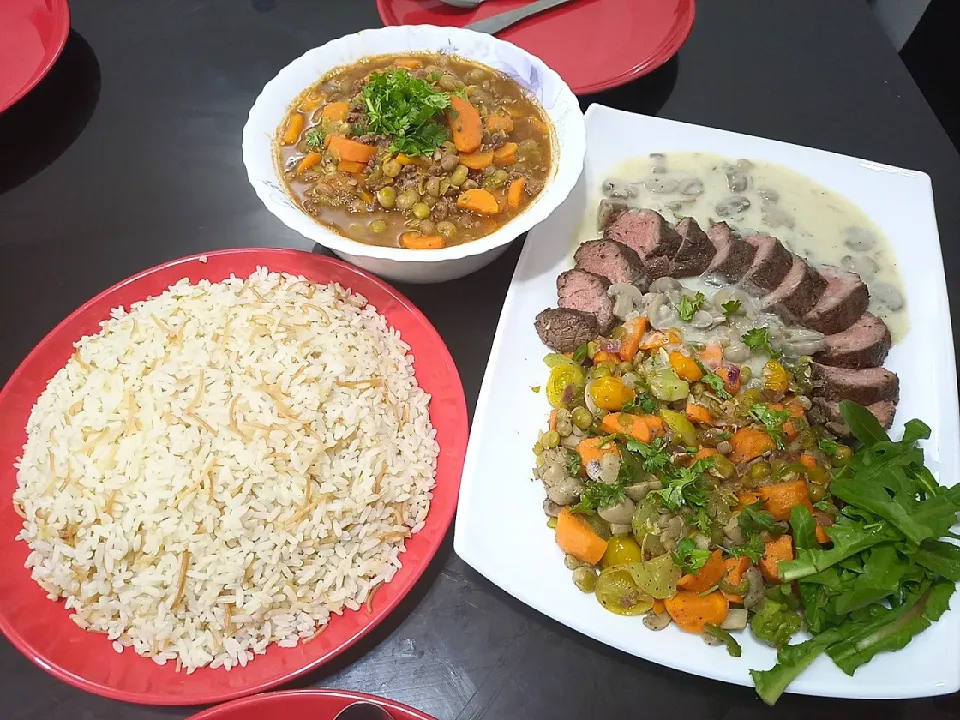 steak with vegetables|wafaa91さん