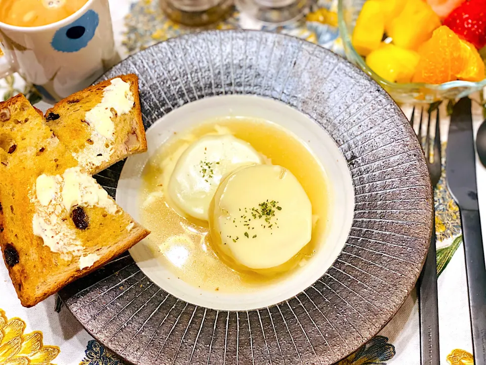 ホエー仕立てのふろふき大根チーズのせ🧀|まめすけ。さん