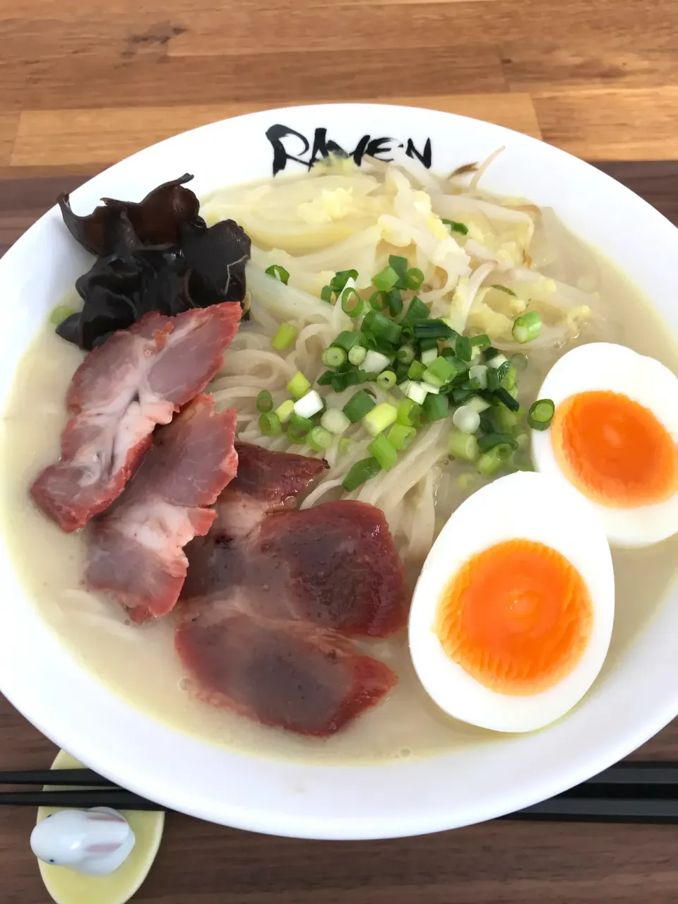 Snapdishの料理写真:鶏白湯ラーメン@自宅|morimi32さん