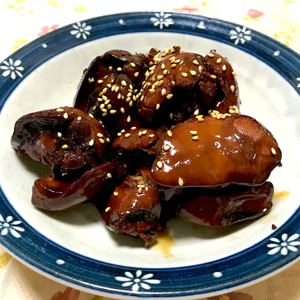 鶏レバーの甘辛煮|つるひめさん