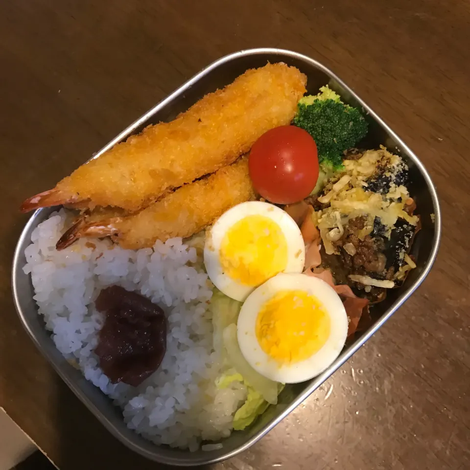 エビフライ弁当|ぎんなんさん