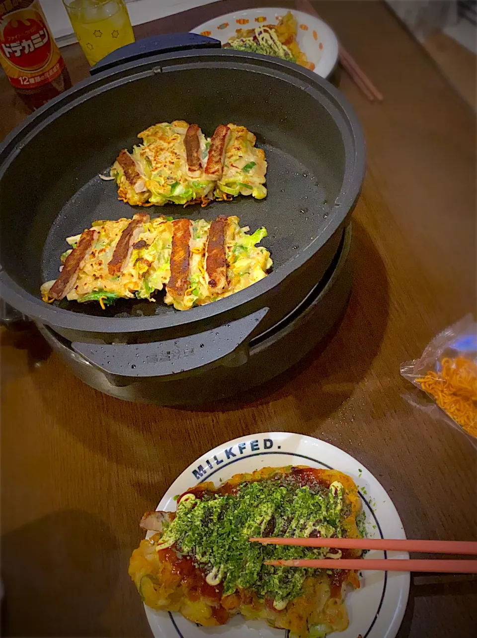 豚ロース肉のお好み焼き　チーズ　ラーメン入り|ch＊K*∀o(^^*)♪さん