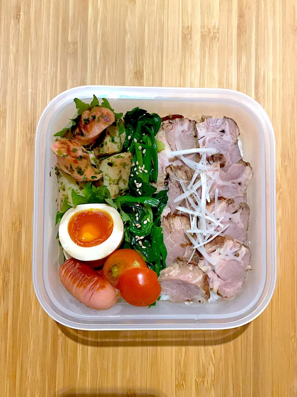 Snapdishの料理写真:タッパー弁当|ちいさん