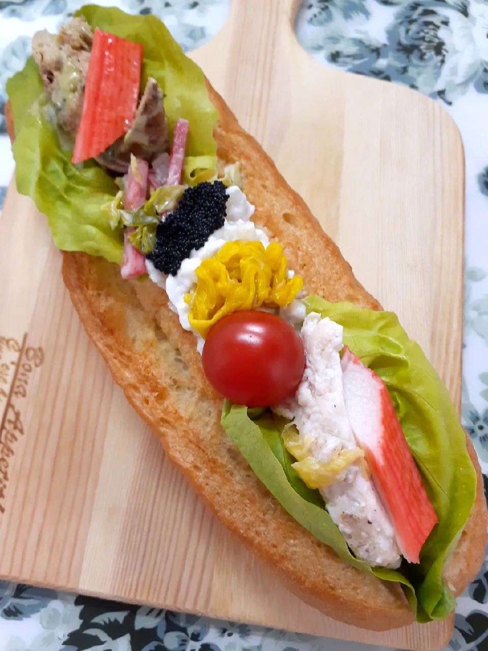 🔷🥖バターフランスの欲張り🥪サンド🔷|@きなこさん