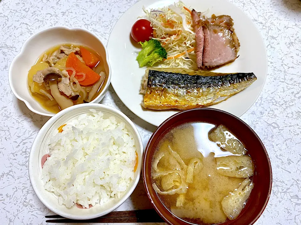 鯖・肉じゃが定食♪|rin♪さん