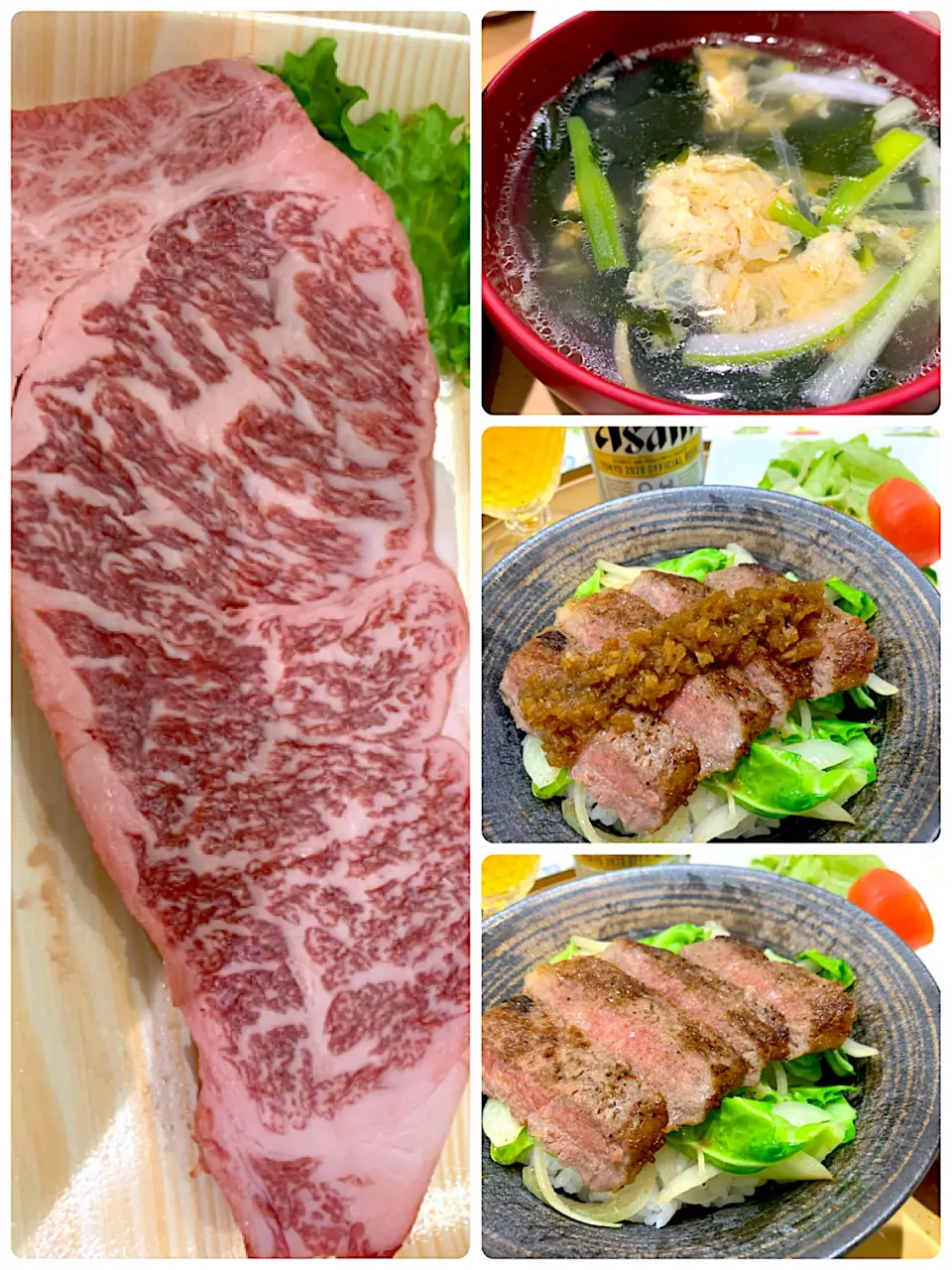 ステーキ🥩丼|ｋｚｓｙｋさん