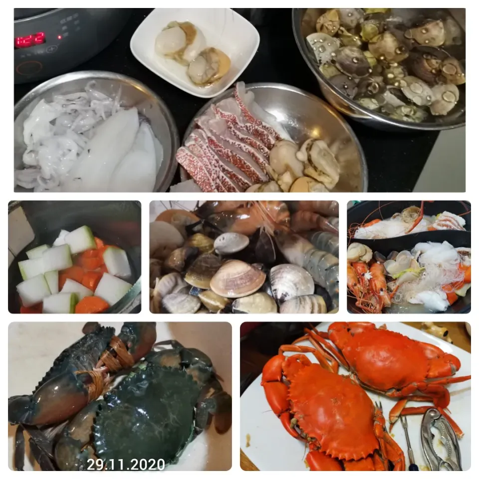 Steam seafood 😋|Kalie Hoさん