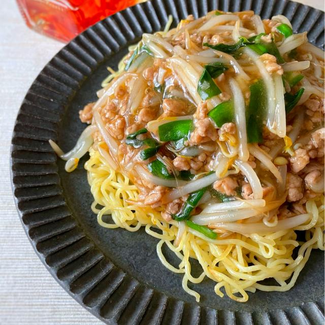 ニラもやしあんかけ焼きそば アッチ Snapdish スナップディッシュ Id Ywtsea
