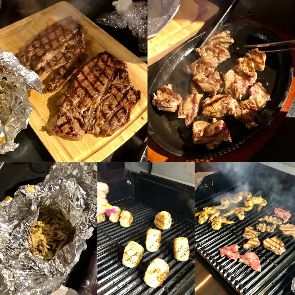 Snapdishの料理写真:お家BBQ🥓🥩🔥|Kashimanakitchenさん