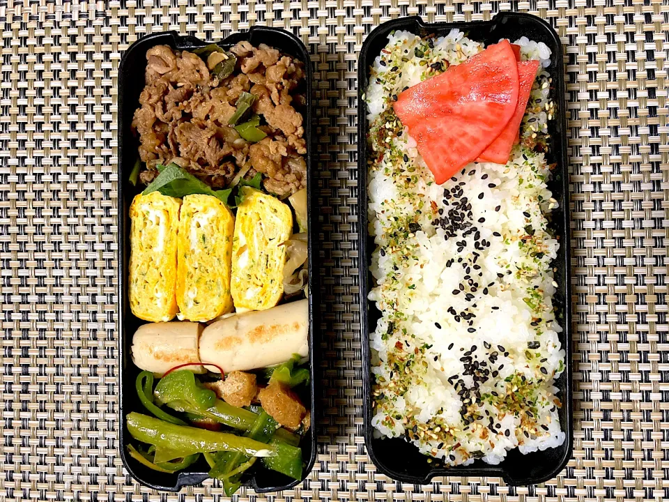 Snapdishの料理写真:相方のお弁当|Naoko Miyataさん