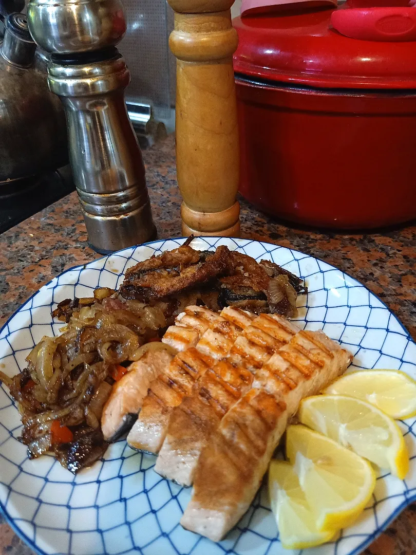 grilled salmon fillet|Daffyさん