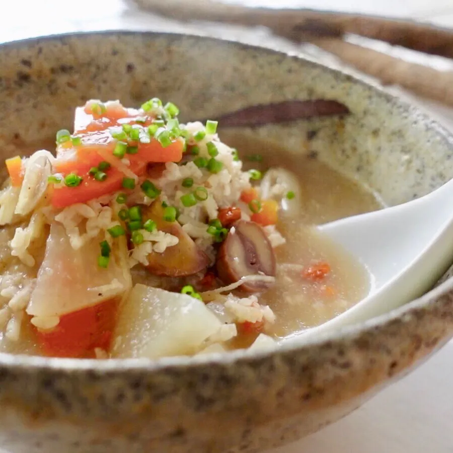 サムゲタン風具沢山スープ🍽 ［レシピあり✌️］|おーこ🍅野菜ソムリエの母ちゃんさん