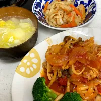 Snapdishの料理写真:煮込みハンバーグ|☆光るさん