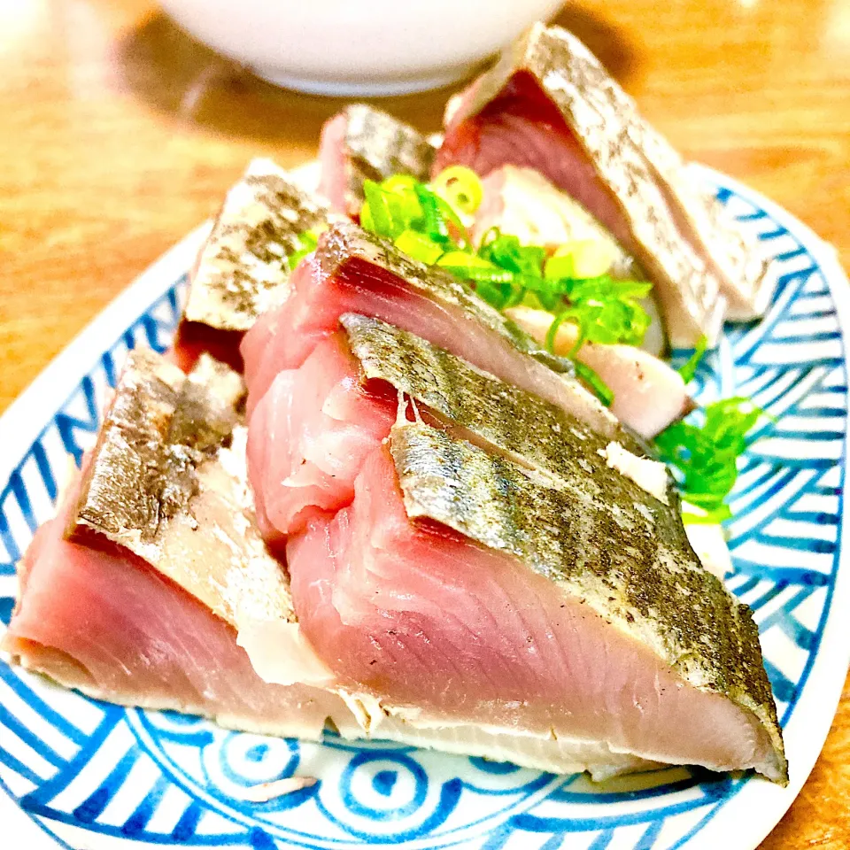 すじ鰹の叩き✨お魚屋さんの手作り|まいりさん