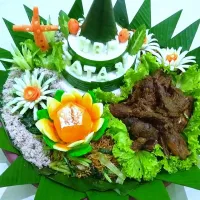 Snapdishの料理写真:tumpeng tata|rumah binarさん