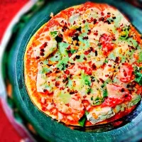 Snapdishの料理写真:veg.paneer pizza|nishu khandelwalさん